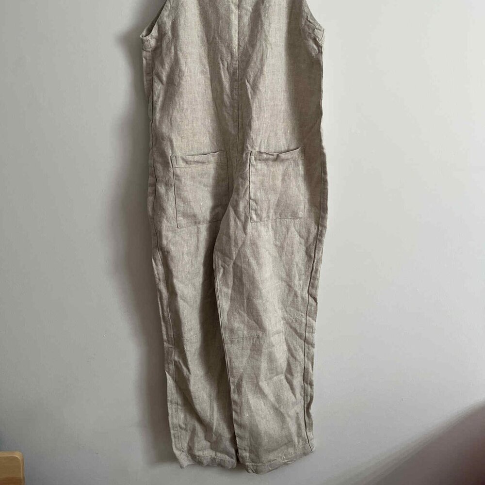 Cedar & Vine Oatmeal Overalls - Picture 8 of 8